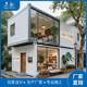 Brand new street simple steel structure container sunroom renovation creative cafe restaurant design and construction