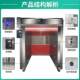 Quick roller shutter door and goods shower room automatic sensing air shower door single person multi-person double blowing room factory air shower room