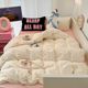 Creative pillowcase, all cotton polka dots, small fresh four-piece set, y pure cotton sheets, quilt cover, printed bedding, skin-friendly cover