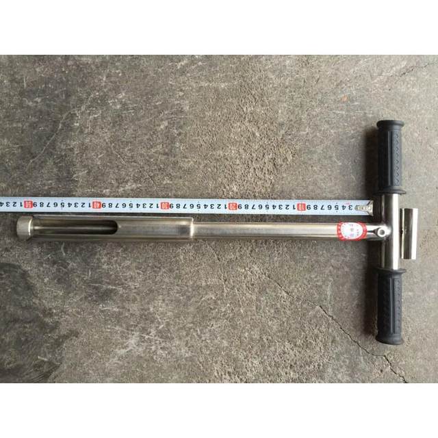 Original soil extractor sampler 304 stainless steel soil sampler 0.5 meters 1 meter/38mm soil extractor drill belt scale