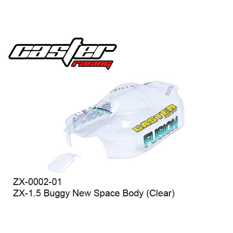 CASTER ZX-0002-01 ZX-2.0 OFF-ROAD TRANSPARENT BODY TWO-SECTION TYPE