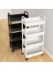 Cart storage rack floor-standing living room, kitchen, bathroom mobile multi-layer snack rack bedroom bedside storage rack