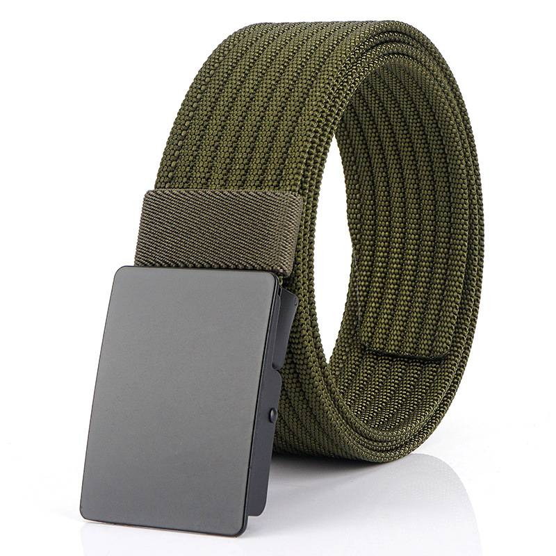 NEW MENS CASUAL AND VERSATILE CANVAS BELT FOR YOUNG AND MIDDLE-AGED SIMPLE JEANS BREATHABLE QUICK-DRYING NYLON BELT