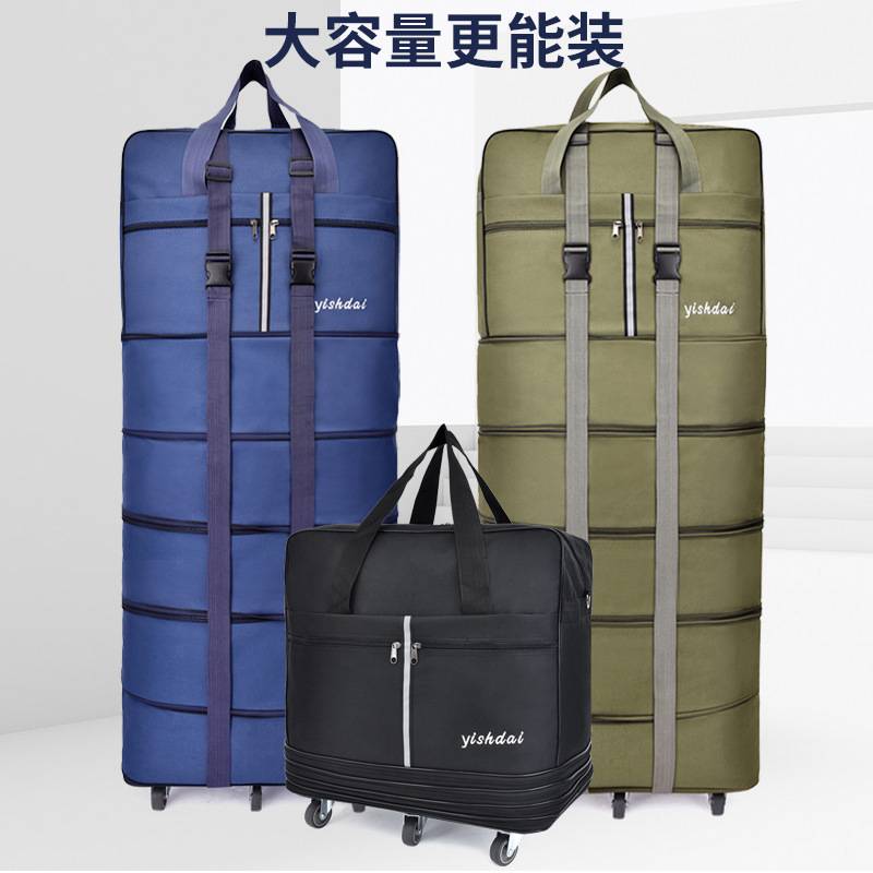 AIRLINE CHECK-IN BAG OXFORD DUFFLE BAG LARGE CAPACITY BACKPACK BACKPACK WHEELED TRAVEL BAG CUSTOM CABIN BAG