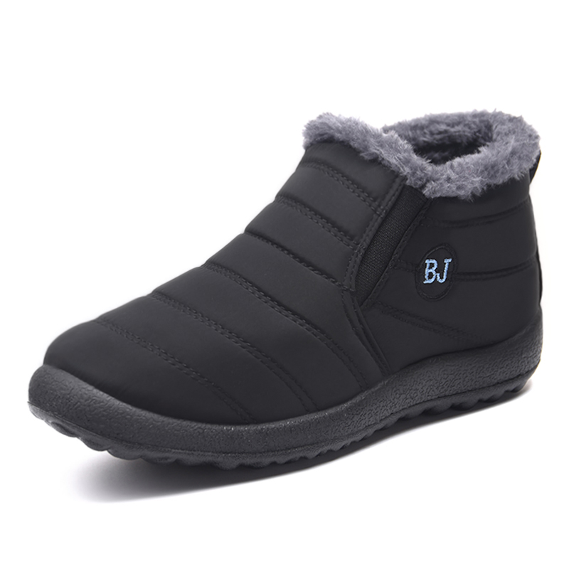 WINTER OLD BEIJING COTTON SHOES MENS SHOES MENS VELVET WARM SHOES FOR THE ELDERLY SNOW SHOES COTTON BOOTS WATERPROOF SNOW BOOTS