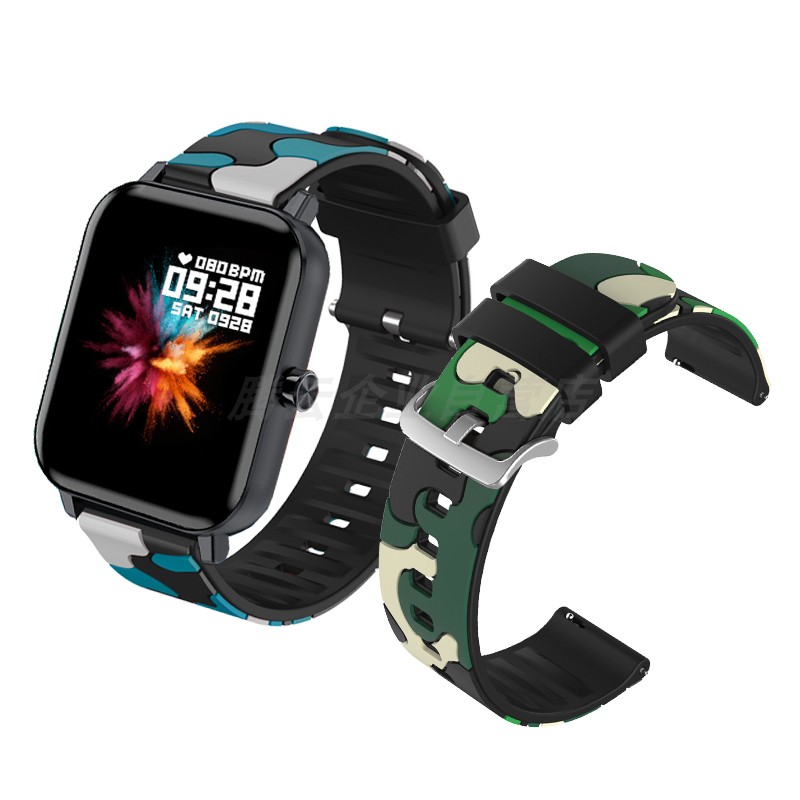SUITABLE FOR ZTE WATCH LIVE WATCH SILICONE STRAP GT STRAP RING BUCKLE SPORTS BREATHABLE WRISTBAND ACCESSORIES