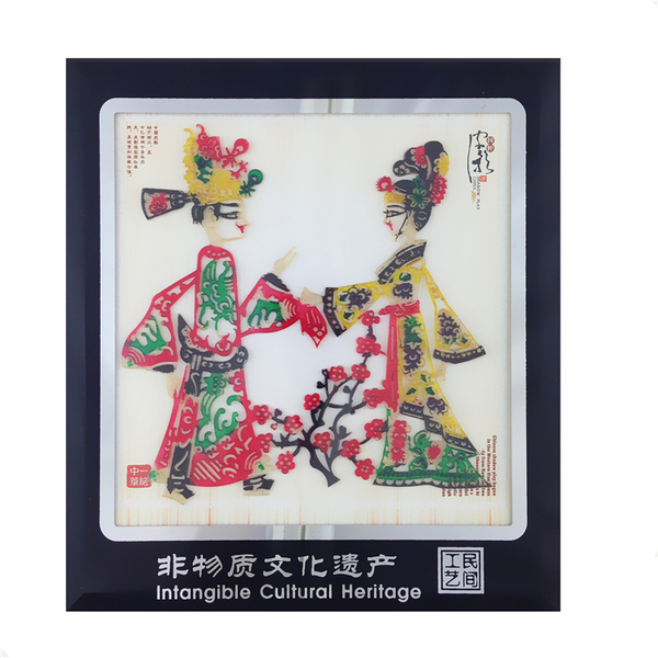 西安皮影装饰画摆件中国风特色礼品送老外出国礼物手工艺品纪念品