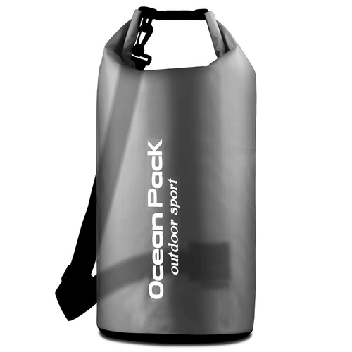 Матовая спортивная пляжная складная водонепроницаемая сумка из ПВХ для плавания подходит для пеших прогулок