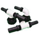Ibc Ton barrel valve adapter accessories plastic tee multiple barrel series connection oil connection hose