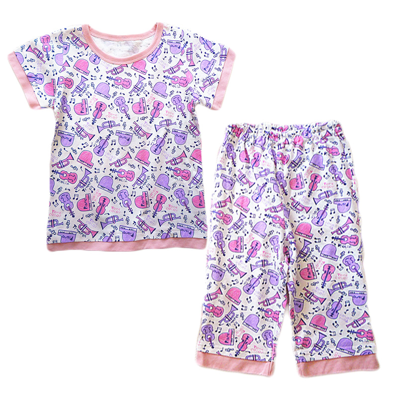 JAPANESE CHILDRENS COTTON LOUNGEWEAR SET MEN AND WOMEN SHORT SLEEVE SHORTS CASUAL WEAR SUMMER NEW HALF-SLEEVED PAJAMAS