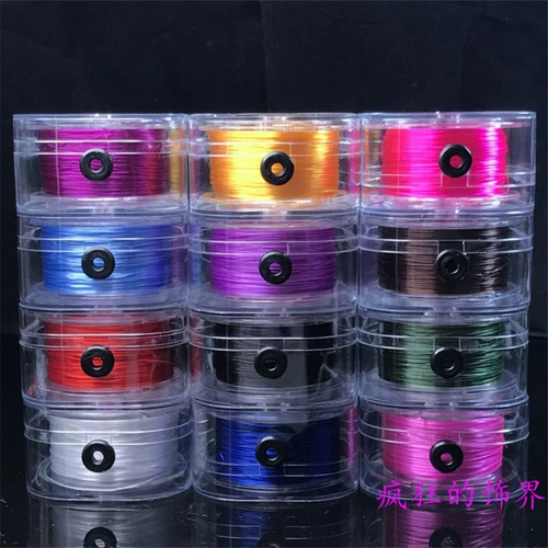 Японский импортный эластичный браслет, износостойкое ювелирное украшение из грецкого ореха, резинка, 0.6mm