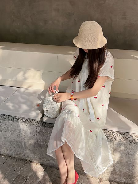 孕期洋气孕妇装夏季新款显瘦法式穿搭外穿长裙舒适孕期漂亮连衣裙 — 2