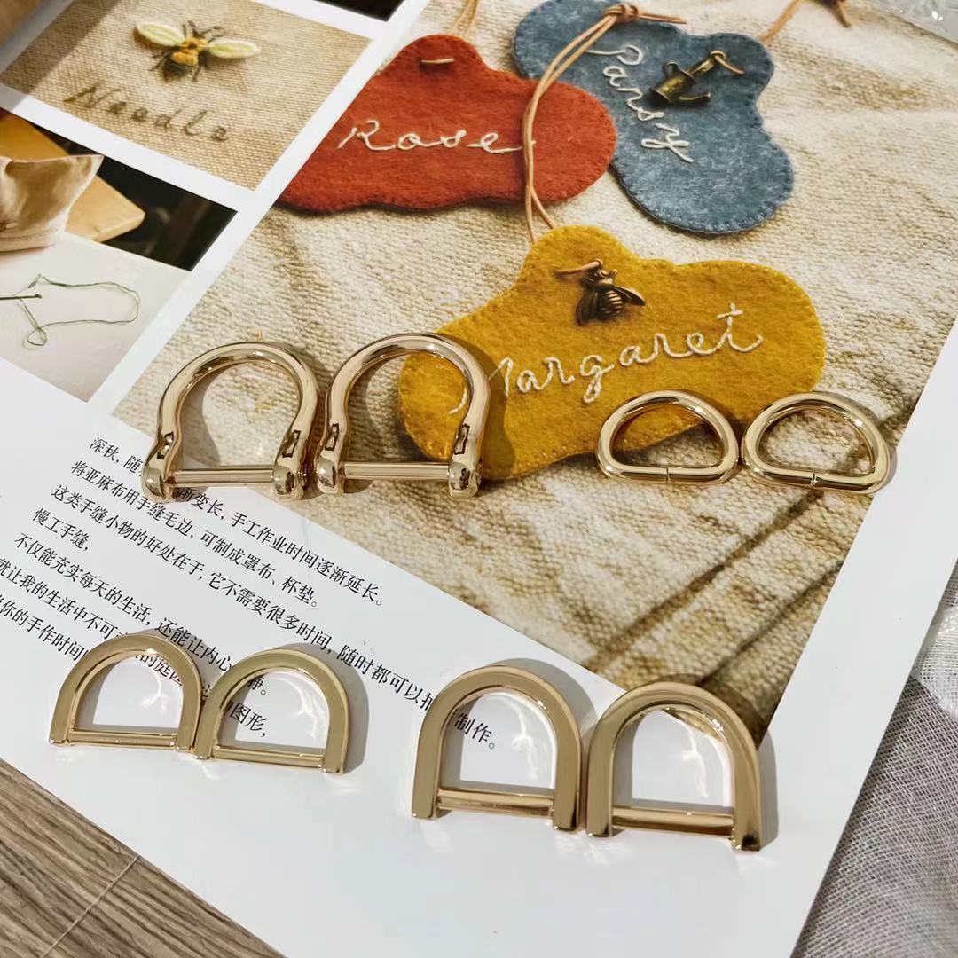 BAG BUCKLE ACCESSORIES HARDWARE CHAIN BAG BELT ADJUSTMENT SQUARE BUCKLE HORSESHOE D BUCKLE DETACHABLE SCREW SNAP RING BUCKLE TRANSFORMATION DIAGONAL