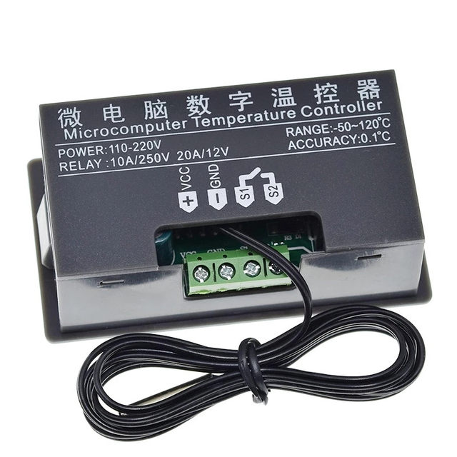 W3230 high-precision temperature controller digital display thermostat module temperature control switch micro 12V24V/AC220V