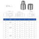 模具0零度直身定位柱圆形直导柱导套辅助器精密定位销12/16/20/30