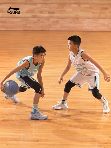 李宁儿童音速12专业训练篮球鞋秋实战战靴男童鞋中大童青少年运动 — 5