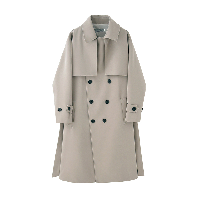 JAPANESE WINDBREAKER COAT MENS 2022 NEW SPRING AND AUTUMN HIGH-END DESIGN SENSE NICHE COAT MID-LENGTH IS POPULAR THIS YEAR