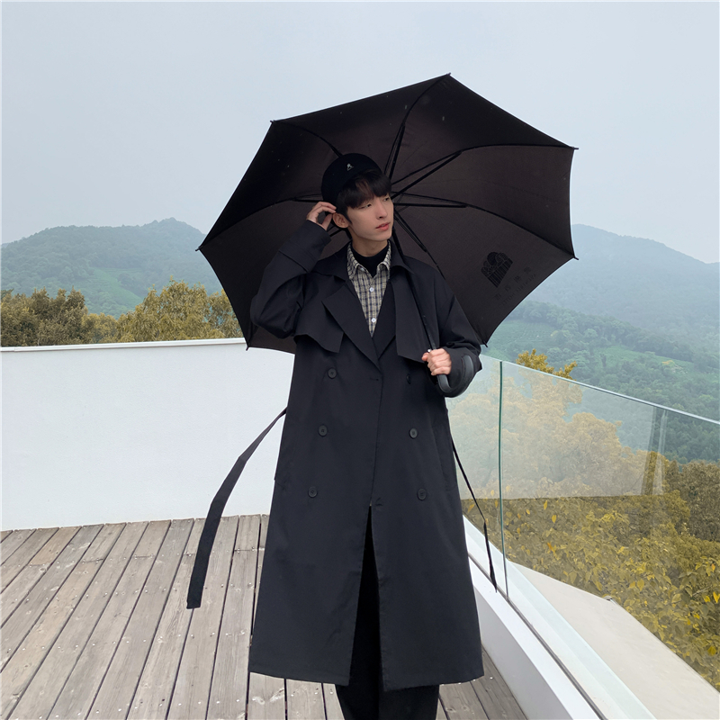 KHAKI JAPANESE CITYBOY TRENCH COAT MENS MIDI LENGTH AMERICAN M51 COAT AUTUMN TIDE MENS JACKET 2022 NEW