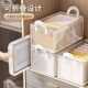 8 packs, household clothes storage cabinet, transparent wardrobe, pants, clothing storage box, layered and organized basket artifact