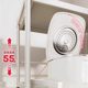 Kitchen microwave oven storage rack multi-function discharge rice cooker oven countertop appliance pull-out storage rack telescopic