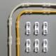 No hole-free air conditioner drain pipe fixing and snap washing machine drain pipe clamp gas hose without nailing pipe clamp gas