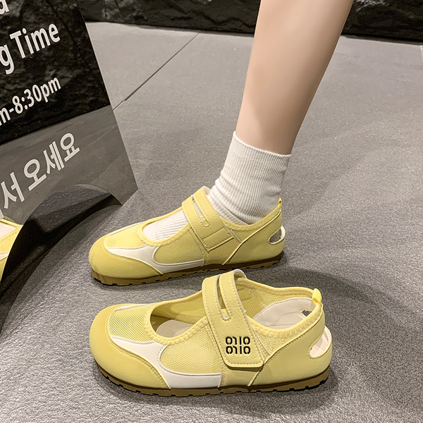 女童凉鞋2026秋季新款儿童包头中大童镂空网鞋子女孩网面透气漂亮 — 2