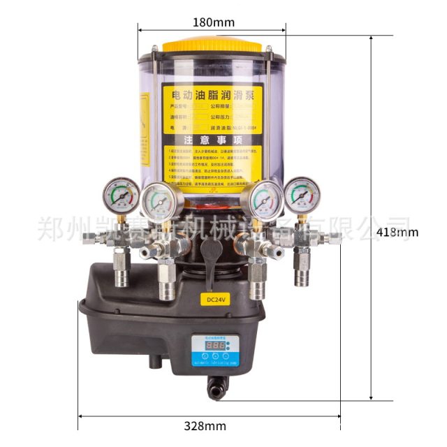 三一搅拌机220V/380V四路黄油泵 电动润滑泵 自动油脂24V电动现货