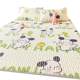 Summer latex mat three-piece set of ice silk bed sheets and bed sheets foldable non-slip cool soft mat air conditioning mat