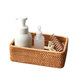 Desktop storage box Vietnam handmade rattan toilet storage basket tea table remote control entrance key storage basket