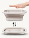 Kitchen wash basin drain basket, fruit leaking sieve foldable sink, vegetable wash basin storage fruit and vegetable filter basket