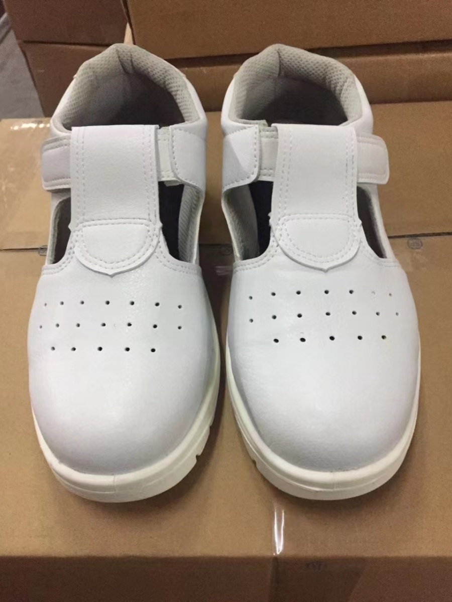 DUST-FREE ANTI-STATIC SAFETY SUMMER SANDALS LABOR PROTECTION SHOES ANTI-SMASHING BREATHABLE DUST-FREE SAFETY SHOES LOW-TOP BREATHABLE SANDALS
