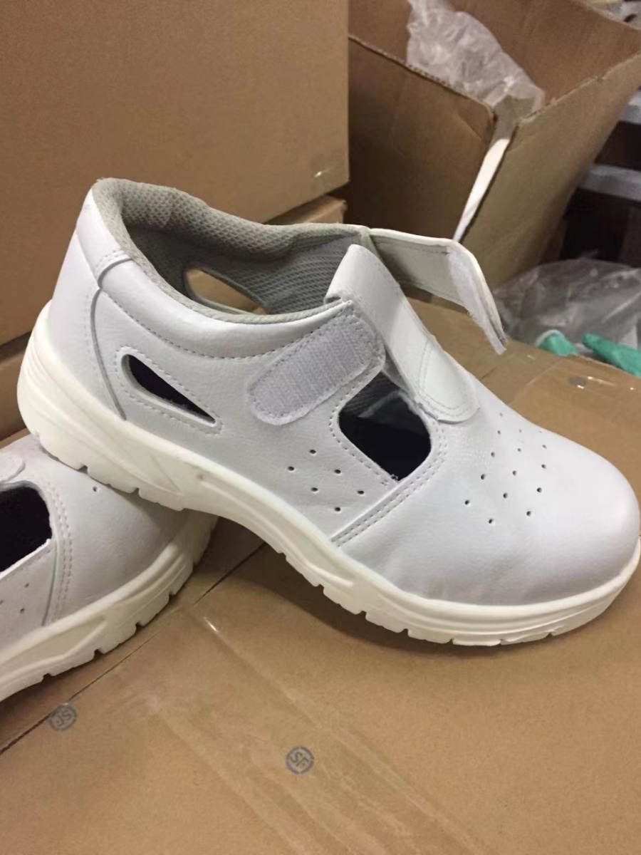 DUST-FREE ANTI-STATIC SAFETY SUMMER SANDALS LABOR PROTECTION SHOES ANTI-SMASHING BREATHABLE DUST-FREE SAFETY SHOES LOW-TOP BREATHABLE SANDALS