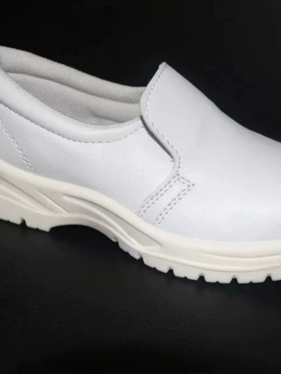 HIGH-QUALITY LA CERTIFICATION LABOR SAFETY SHOES DUST-FREE SAFETY SHOES CLEAN ROOM ANTI-STATIC STEEL TOE HEAD ANTI-SMASHING WHITE LABOR PROTECTION SHOES