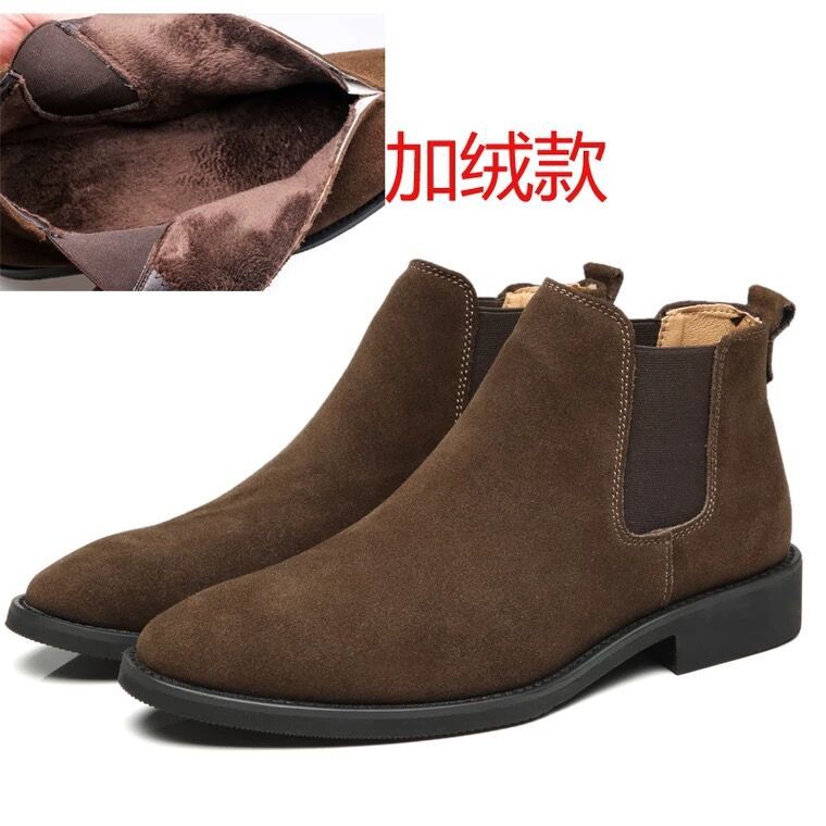 MARTIN CHELSEA BOOTS FOR MEN WINTER LEATHER SHOES 37-47