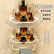 Cosmetic Acrylic Bathroom Triangle Shelf No Punch Wall-mounted Toilet Shower Room Corner Storage Layer