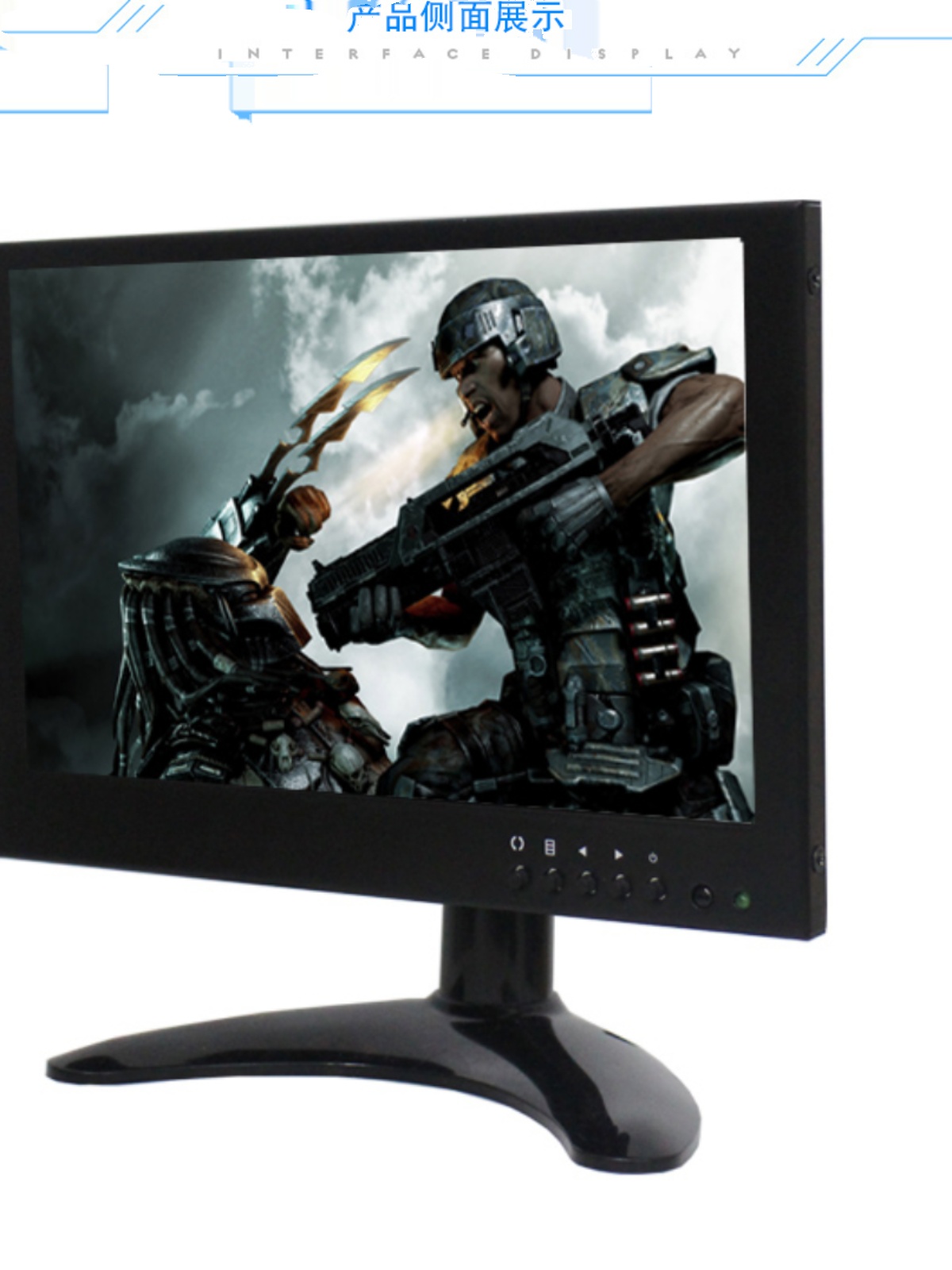 8 INCH IPS HDM VGA HD 1280X800 LCD MONITOR CAR VIDEO SURVEILLANCE COMPUTER WIDESCREEN MONITOR