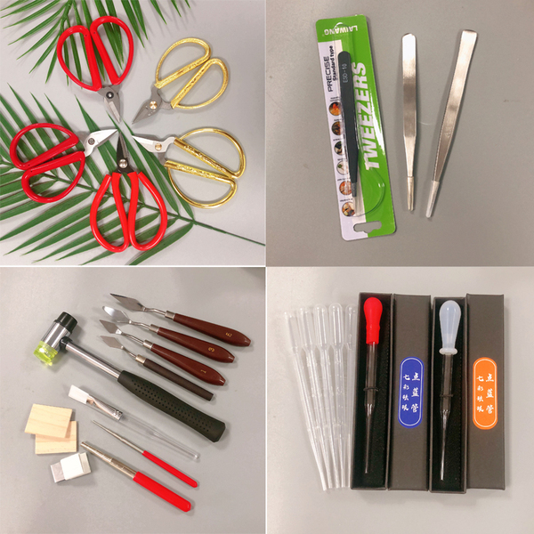 景泰蓝掐丝画手工工具镊子铲子剪刀拉直板滴管圈圈棒初学高级材料