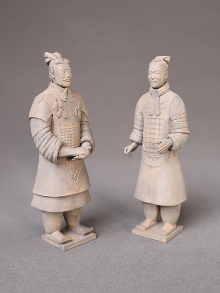 兵马俑摆件 3D打印模型将军俑手办 秦俑工艺品西安旅游文创纪念品