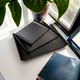 Curved coffee tray rectangular household melamine Japanese simple light luxury water cup black high-end exquisite high-end