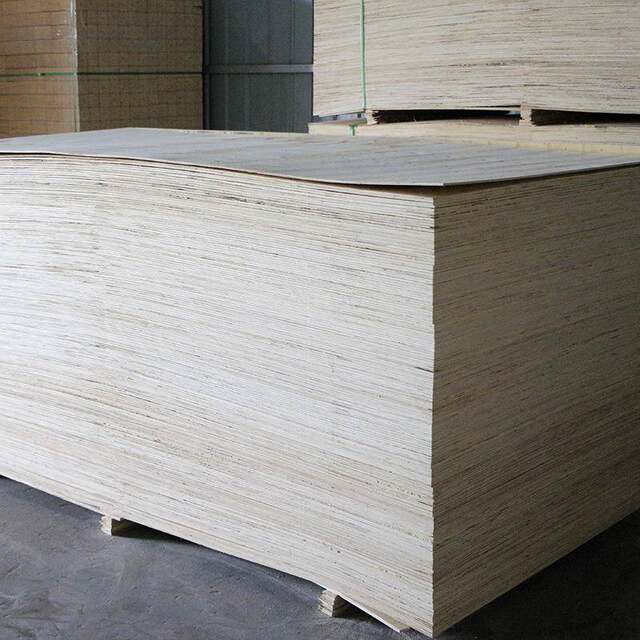 Bleached whole core plywood 7mm multi-layer glued packaging board wood box board poplar wood core three-ply sofa board
