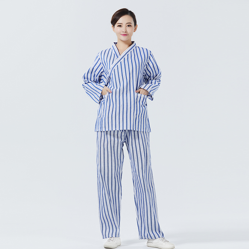 HOSPITAL PATIENT UNIFORMS: NEW COTTON PATIENT UNIFORMS ROUND NECK ORTHOPEDIC BEAUTY CARE UNIFORMS FEMALE INPATIENT UNIFORMS MALE PATIENT UNIFORMS