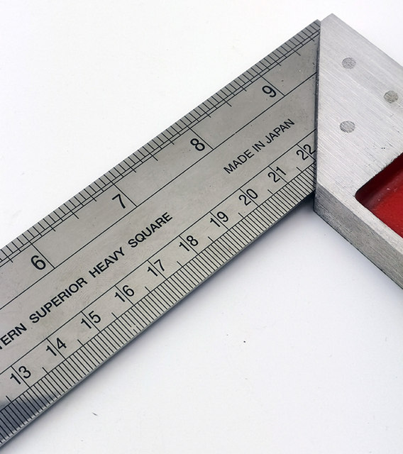 日本ENDO EK牌不锈钢宽座直角尺  250mm 10寸