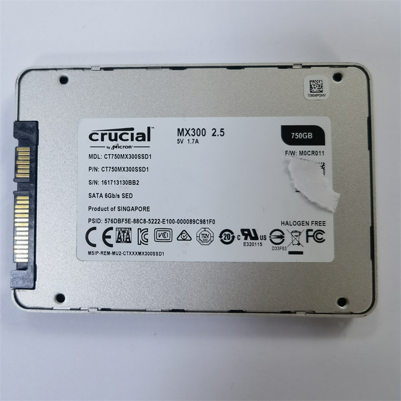 CRUCIAL|MICRON MX300 750G 노트북 솔리드 스테이트 드라이브 엔터프라이즈급 데스크탑 SSD 하드 드라이브 SATA