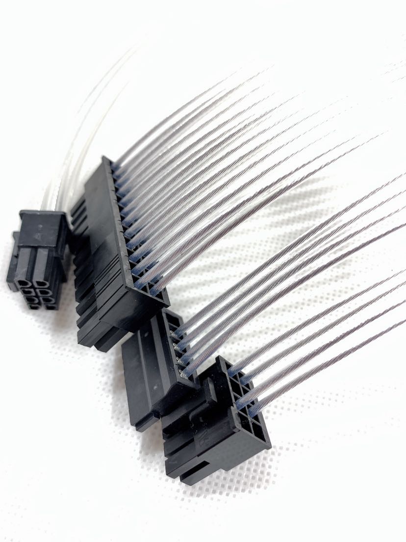 은도금 와이어 전원 모듈 와이어 맞춤형 FSP CORSAIR SF SILVERSTONE EVGA GM XINGU 맞춤형 와이어