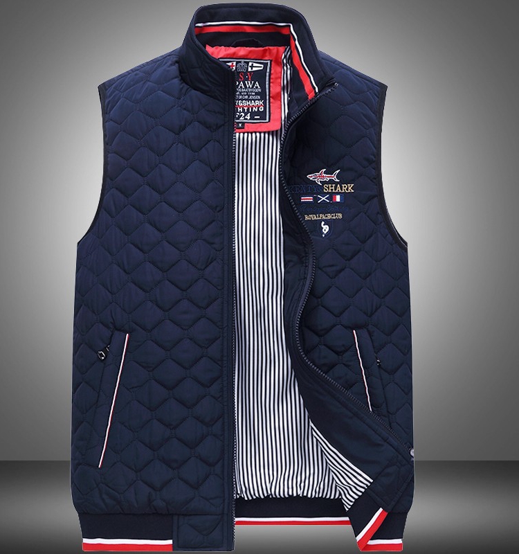 PAUL SPRING & AUTUMN GOLF VEST VEST MENS ATHLEISURE SLEEVELESS JACKET THIN COTTON PLUS SIZE HORSE CLIP SHOULDERS
