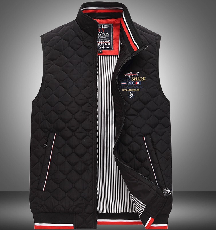 PAUL SPRING & AUTUMN GOLF VEST VEST MENS ATHLEISURE SLEEVELESS JACKET THIN COTTON PLUS SIZE HORSE CLIP SHOULDERS