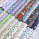 All cotton pastoral floral print pure cotton jaw fabric dress DIY kindergarten sheet quilt cover fabric floral fabric