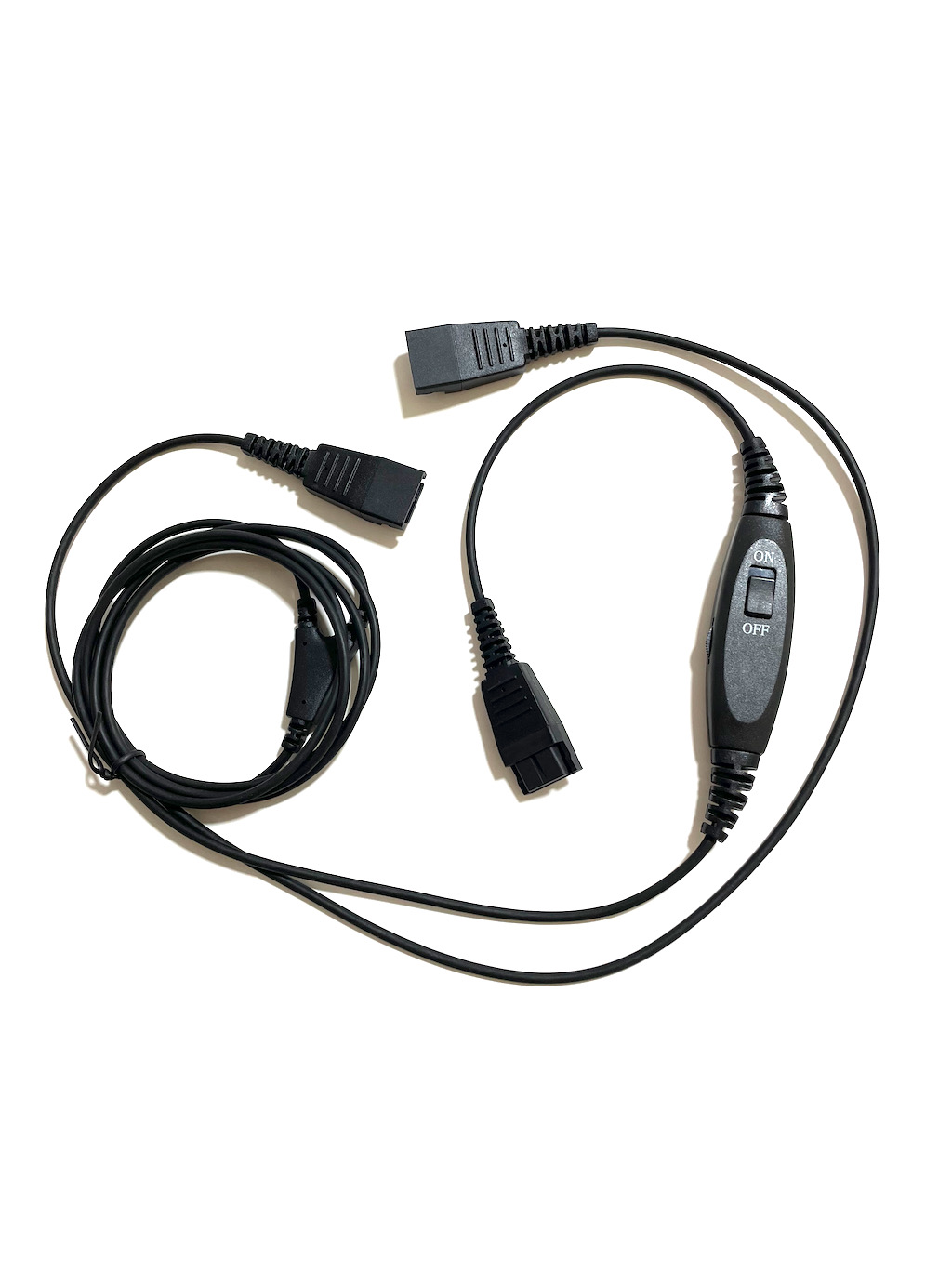 JABRA GN YCORD 콜 센터 헤드셋 교육 라인 QD 음소거 버튼 포함 1포인트 2라인 청취 전화 헤드셋 고객 서비스 라인 제어 교육 상자