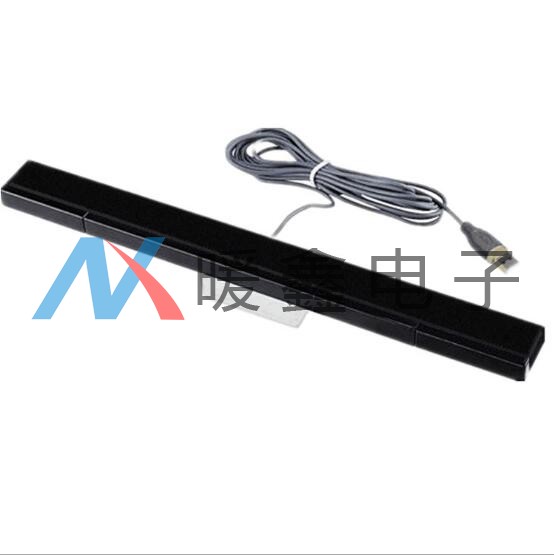 새로운 WII USB 유선 센서 WII 센서 USB 수신 바 신호 수신기 실버 스팟