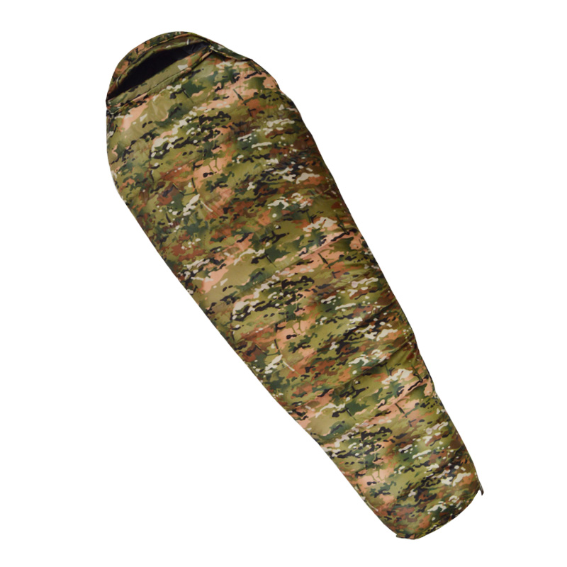 성인용 거위털 침낭 방한 및 두꺼워짐 단일 겨울 스타일 야외 캠핑 여행 휴대용 올 시즌 옵션